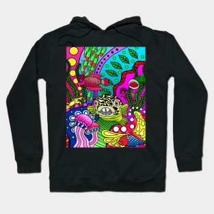 Fish Collage Hoodie